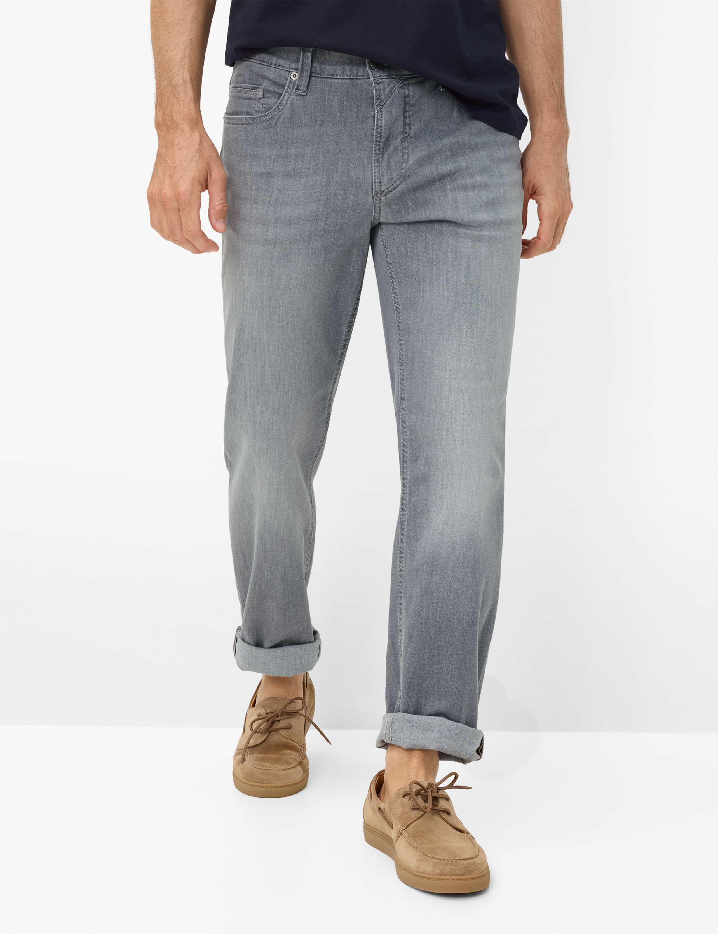 Eurex By Brax Herren Five-Pocket-Hose Style Luke Grey, Denim Grau, Gr. 32U