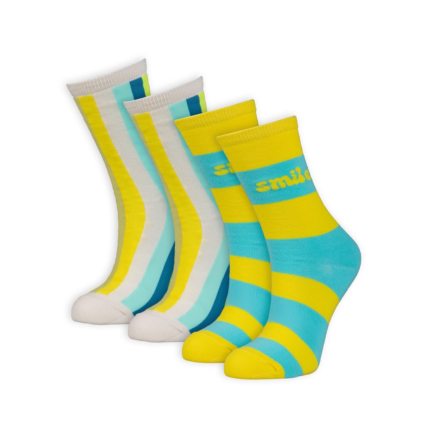 Spirit of Colours bunte Socken 2er Smile Gr. 39/42