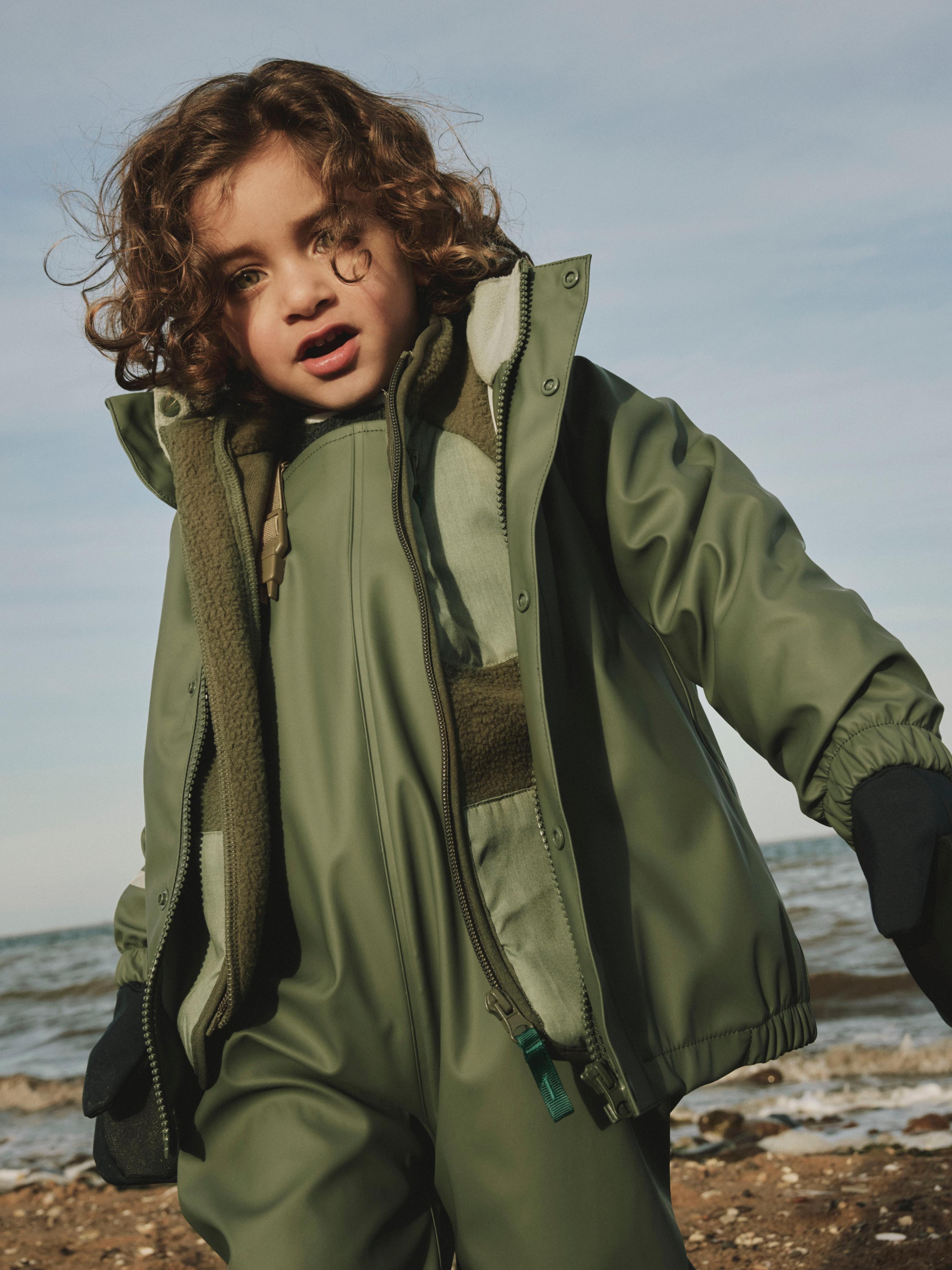Regenmantel Name It "NKNDRY10 Regenjacke Und Hose Im Set", Jungen, Gr. 80, GrüN (Thyme), Web, Obermaterial: 100% Polyester, Unifarben, Regular Fit Normal, Elastischer Bund, MäNtel Regenanzug, Keine Latzhose Unifarben, Casual, Regular Fit, Kunstfaser, Web