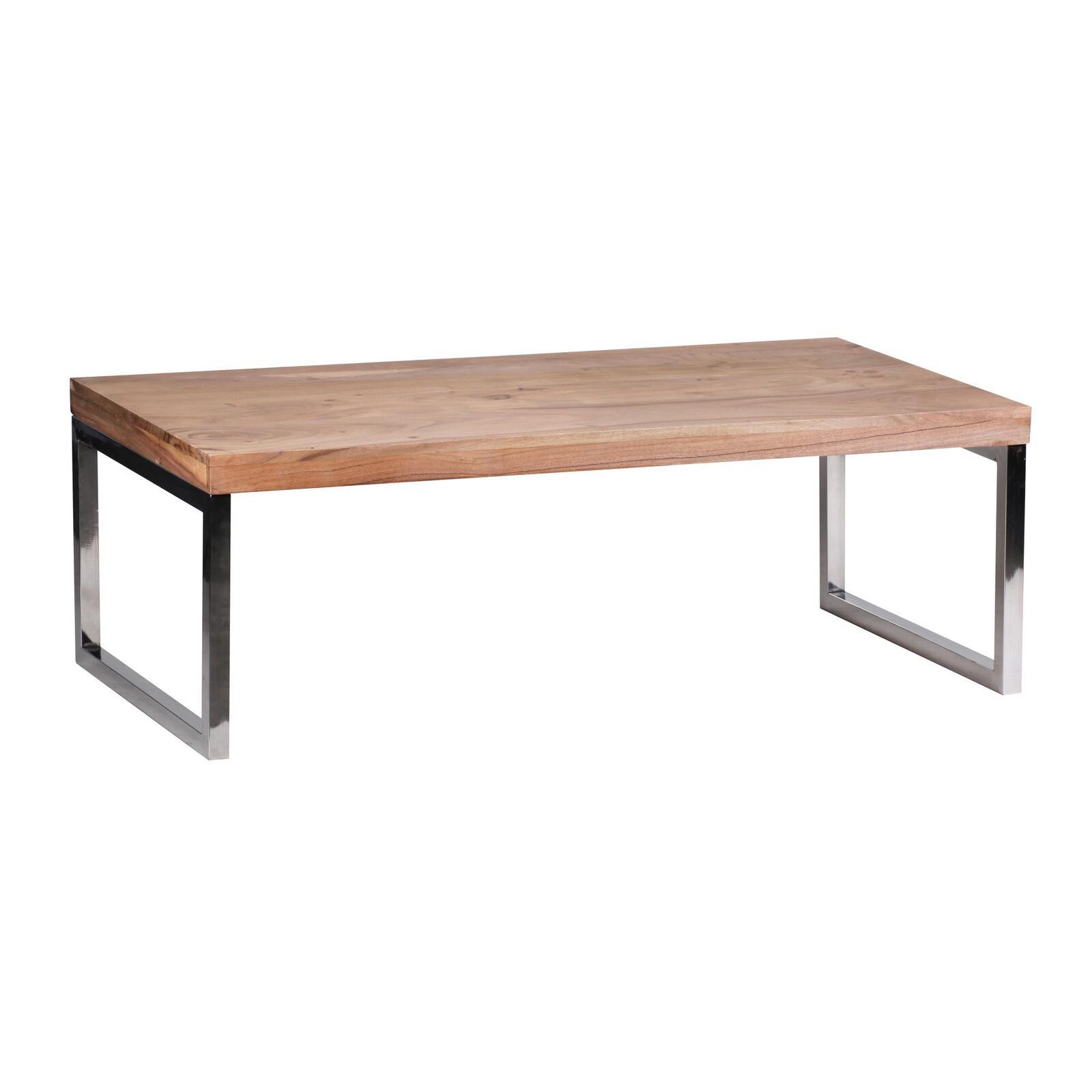 Wohnling WL1.458 Couchtisch Guna Massivholz Akazie 60 Cm X 120 Cm X 40 Cm
