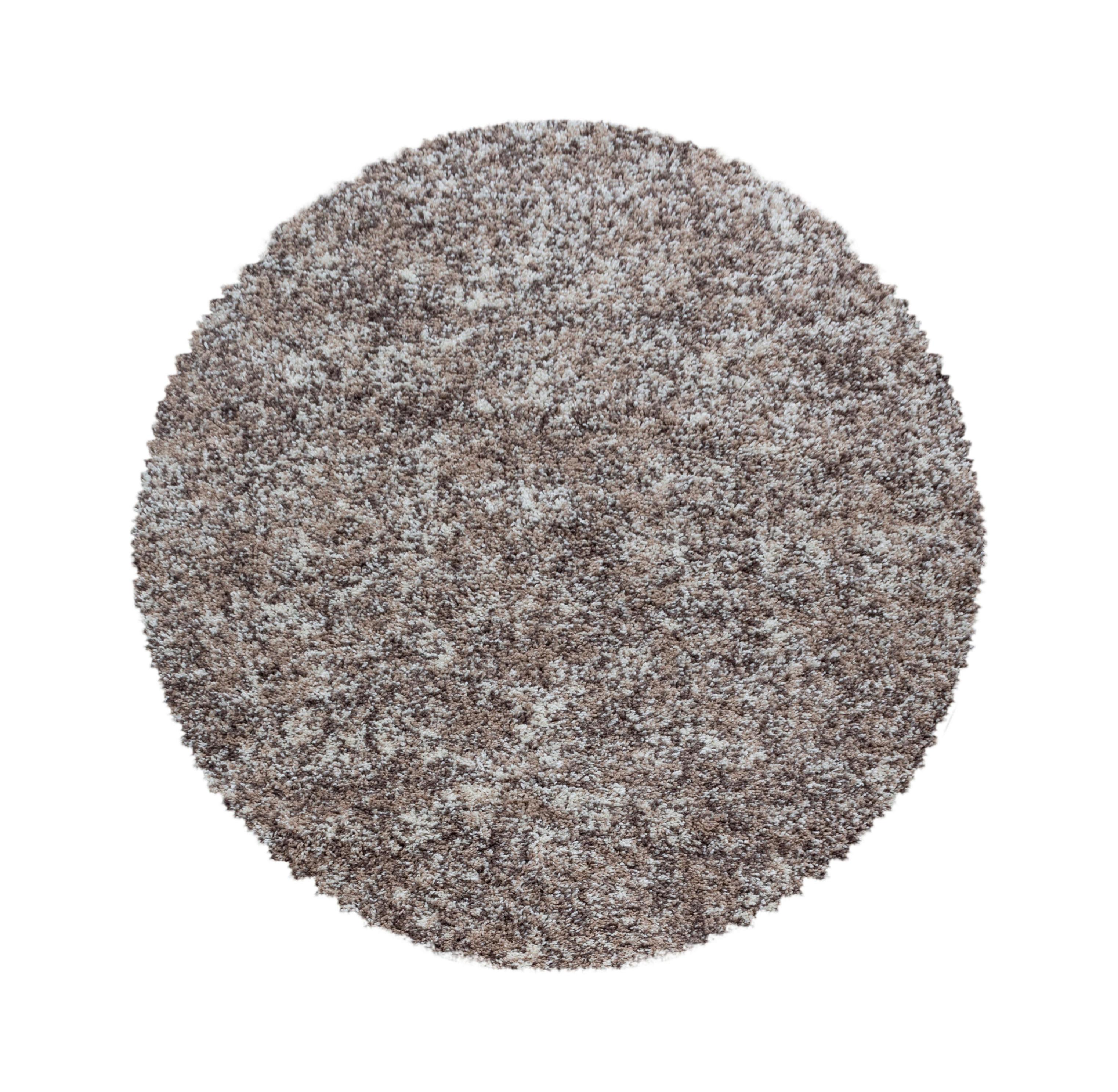 Hochflorteppich Enjoy Beige Ø Ca. 200Cm