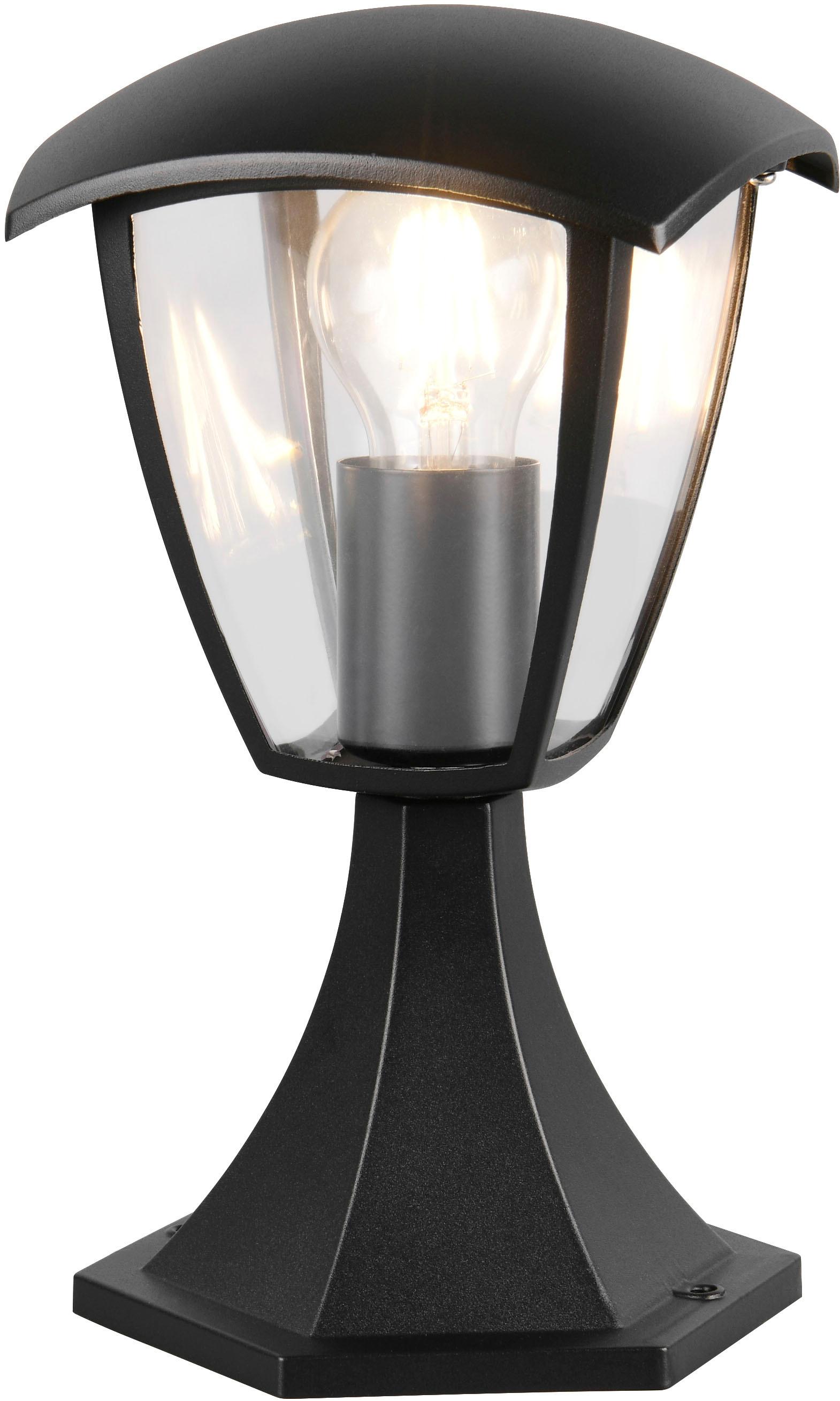 TRIO LEUCHTEN Außen-Stehlampe "VENTA, dekorative Outdoor Wegeleuchte Höhe 30cm, exkl 1x E27 max 10W", schwarz matt, 1, H: 30cm, 1 Stk., Leuchten, kleine Stehleuchte für Garten oder Terrasse, Leuchtmittel wechselbar, Außen-Stehlampe