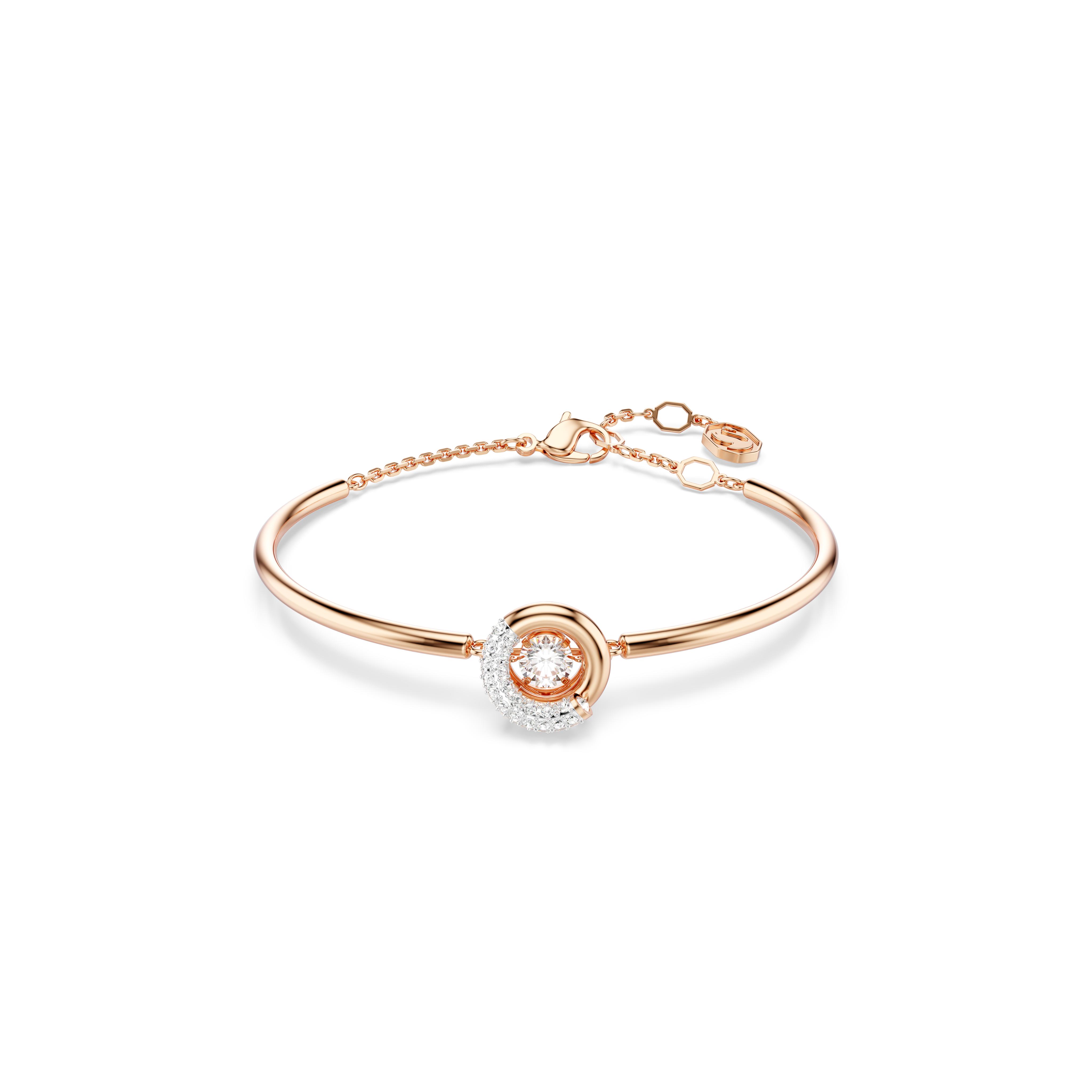 Swarovski 'Dextera' Damenvergoldetes Metallarmband - Rosé 5692259