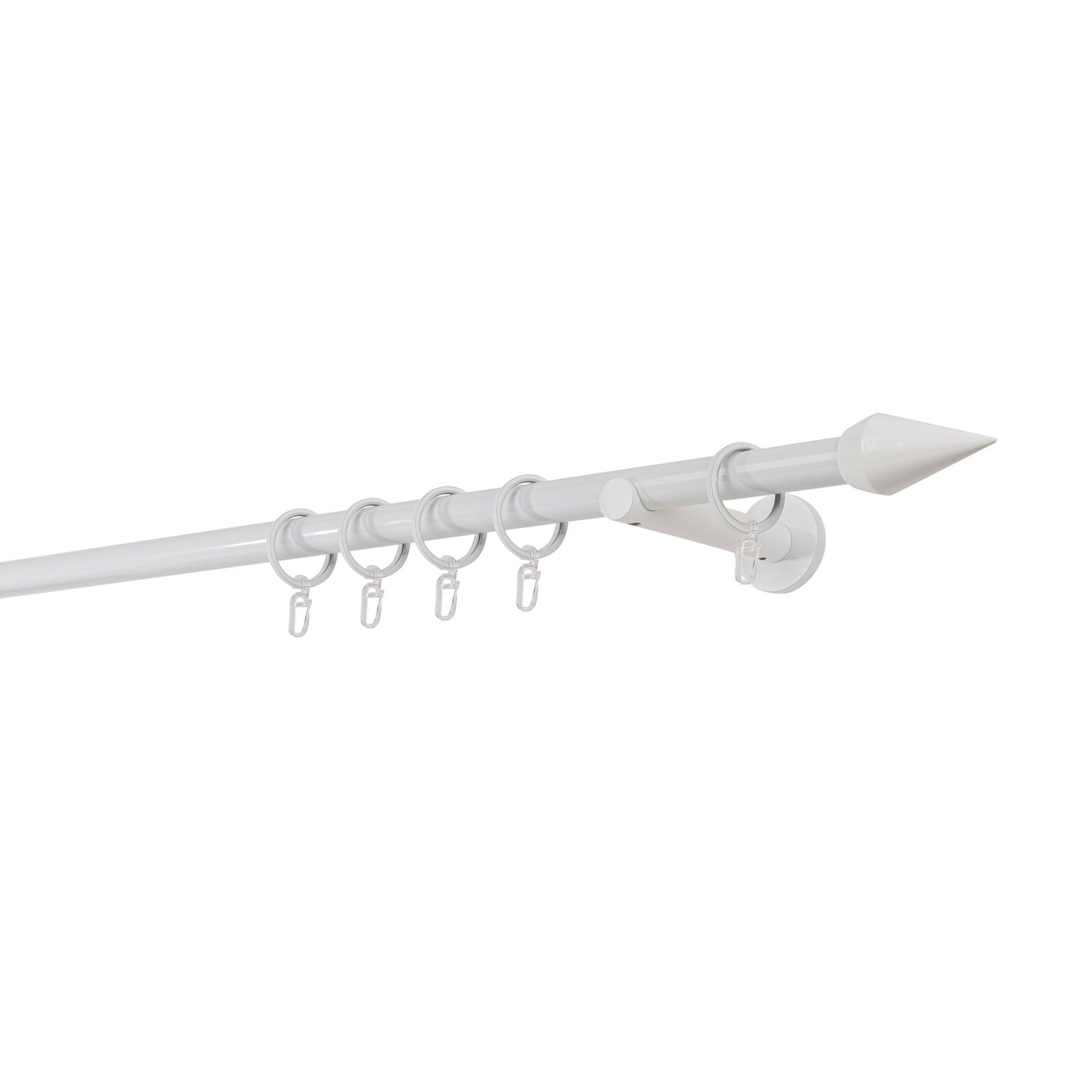 ONDECO 20mm,1-läufig,Rohr,Wandträger 12cm,Endstück point Farbe: Weiß, Größe: 290cm