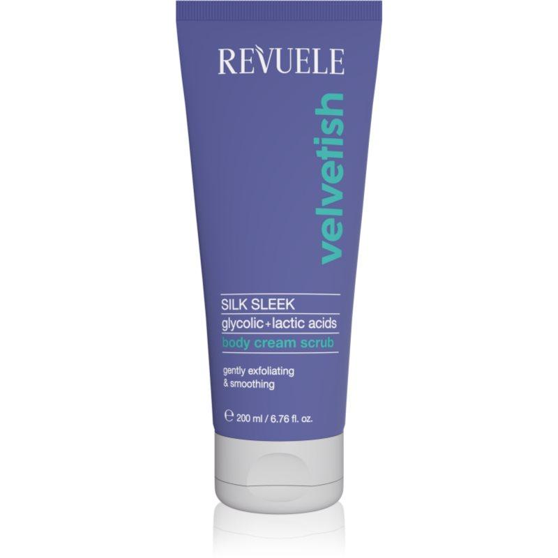 Revuele Velvetish Sleek Body Body Cream Scrub Milde Body Scrub met Glad makende Effect 200 ml