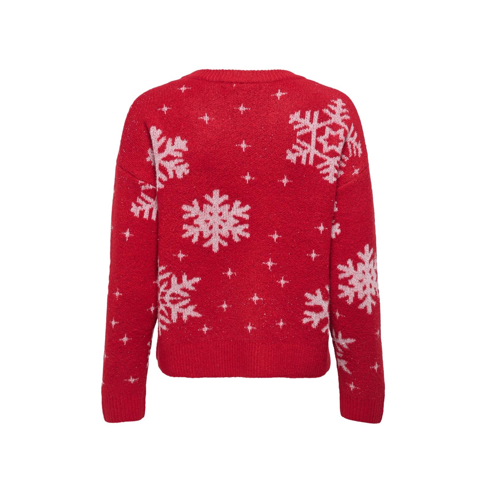 Only Pullover XMAS ROLFA Strickpullover R-Neck