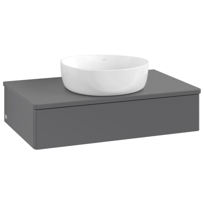 Villeroy & Boch Antao Waschtischunterschrank 800X190X500Mm L08010GK Mit Beleuchtung Fk/Ap: GK/0