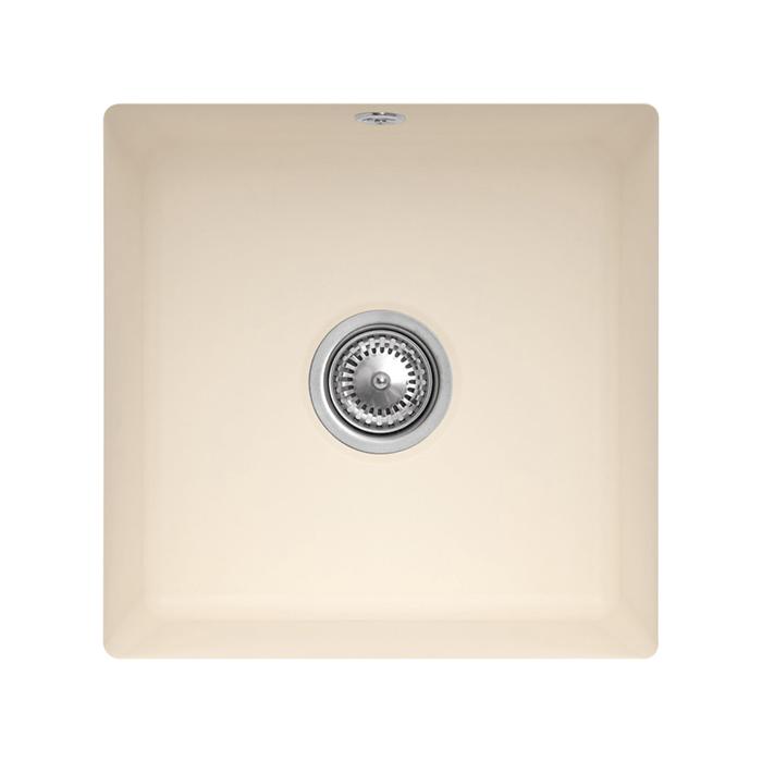 Villeroy Und Boch UnterbauspüLe 332502FU Mit Ablaufgarnitur Und ExcenterbetäTigung, Ivory