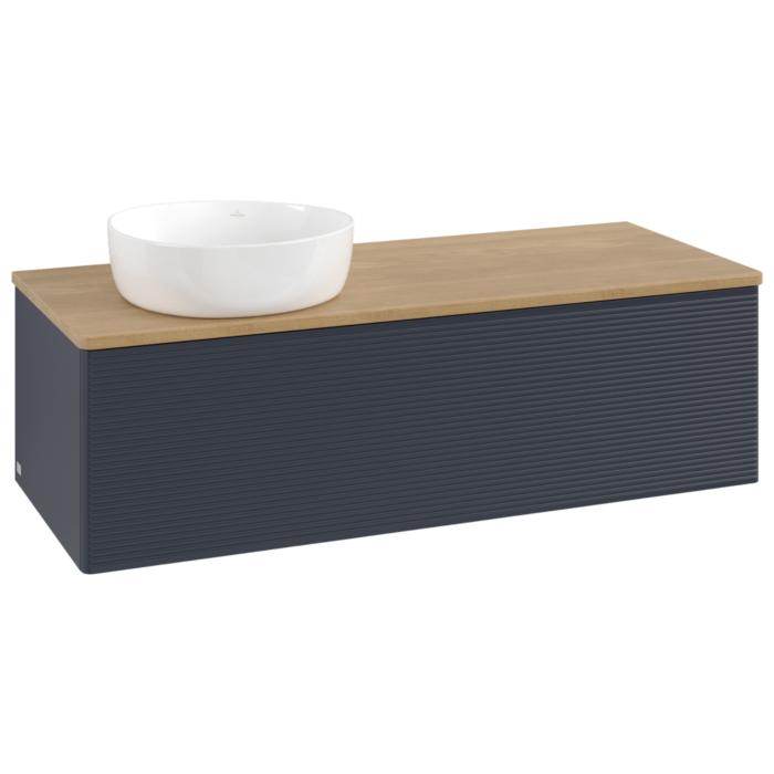 Villeroy & Boch Antao Waschtischunterschrank 1200X360X500Mm L33111HG Mit Beleuchtung Mit Struktur Fk/Ap: HG/1