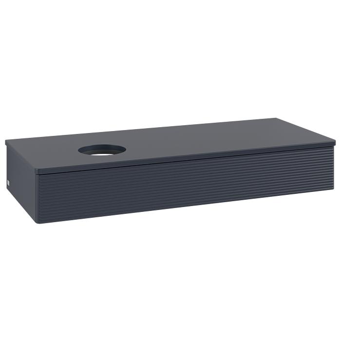 Villeroy Und Boch Antao Waschtisch-Unterschrank K11110HG 120X19X50Cm, Waschbeckenplattenfarbe Lack, Midnight Blue Matt Lacquer