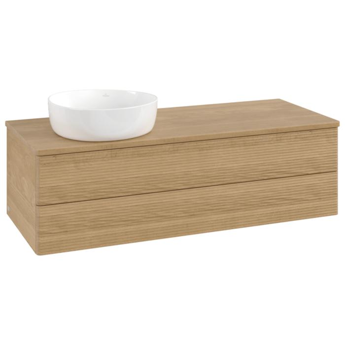 Villeroy & Boch Antao Waschtischunterschrank 1200X360X500Mm L22111HN Mit Beleuchtung Mit Struktur Fk/Ap: HN/1