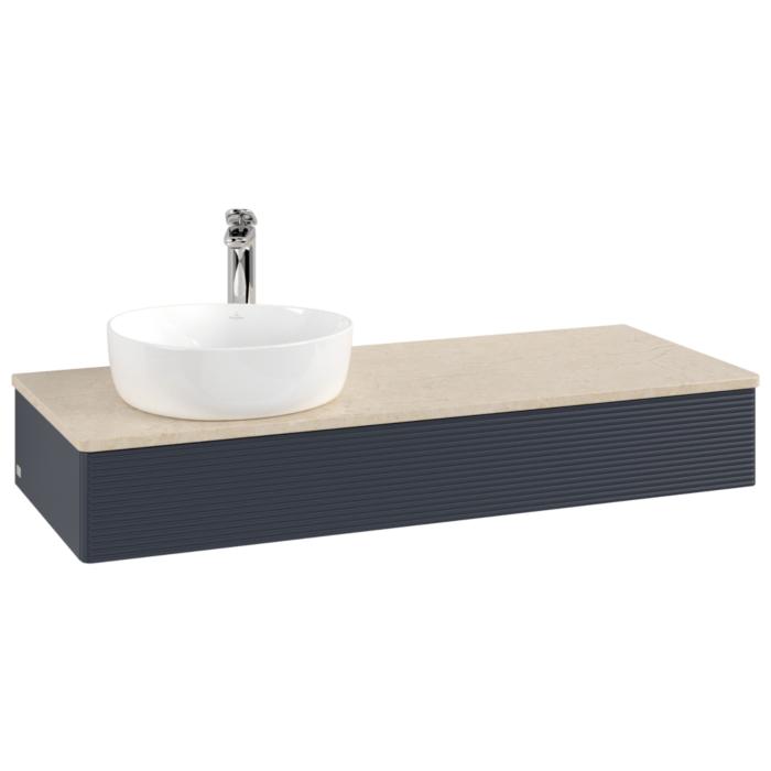 Villeroy & Boch Antao Waschtischunterschrank 1200X190X500Mm L11153HG Mit Beleuchtung Mit Struktur Fk/Ap: HG/3