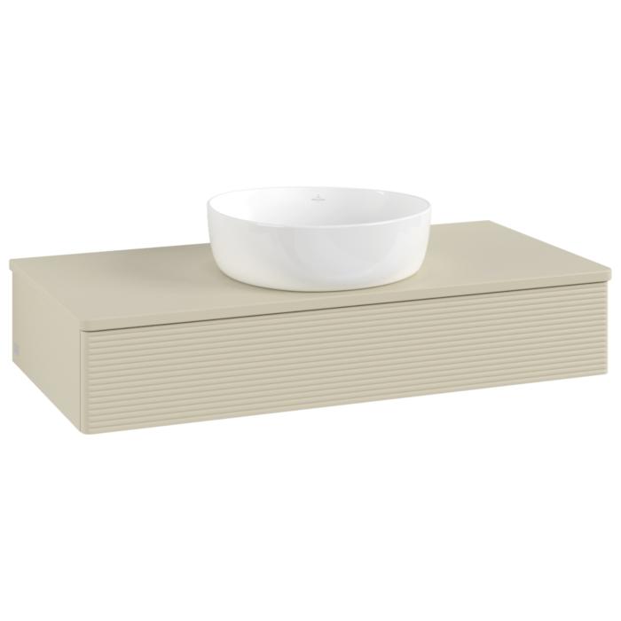 Villeroy & Boch Antao Waschtischunterschrank 1000X190X500Mm L09110HJ Mit Beleuchtung Mit Struktur Fk/Ap: HJ/0