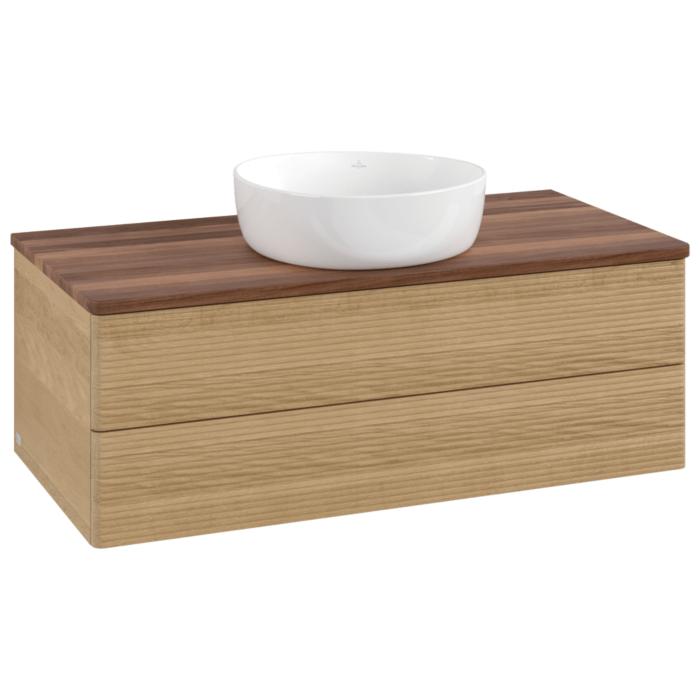 Villeroy & Boch Antao Waschtischunterschrank 1000X360X500Mm K20112HN Mit Struktur Fk/Ap: HN/2