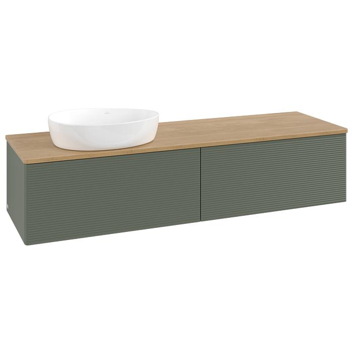 Villeroy & Boch Antao Waschtischunterschrank 1600X360X500Mm L37111HL Mit Beleuchtung Mit Struktur Fk/Ap: HL/1