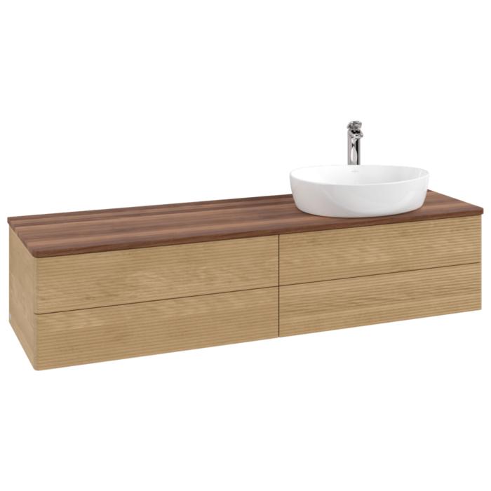 Villeroy & Boch Antao Waschtischunterschrank 1600X360X500Mm L27152HN Mit Beleuchtung Mit Struktur Fk/Ap: HN/2