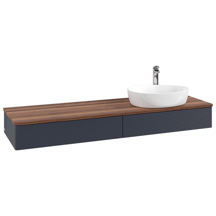 Villeroy & Boch Antao Waschtischunterschrank 1600X190X500Mm K16152HG Mit Struktur Fk/Ap: HG/2