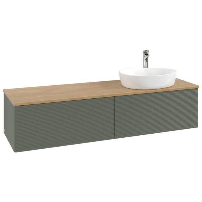 Villeroy & Boch Antao Waschtischunterschrank 1600X360X500Mm L38151HL Mit Beleuchtung Mit Struktur Fk/Ap: HL/1