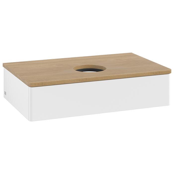Villeroy & Boch Antao Waschtischunterschrank 800X190X500Mm L08011MT Mit Beleuchtung Fk/Ap: MT/1