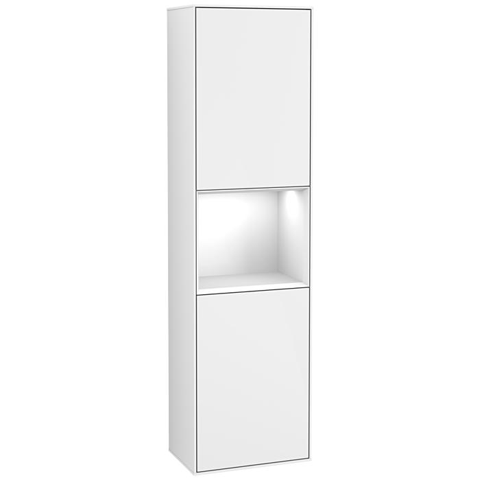 Villeroy Und Boch Finion Hochschrank G460GFGF 41,8X151,6Cm, Links, Emotion, Regal Glossy White Lacquer, Glossy White Lacquer