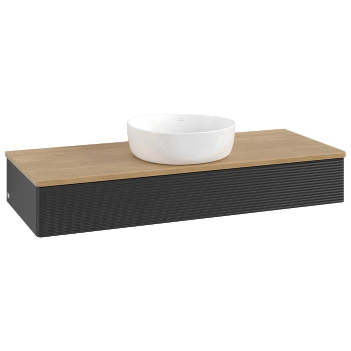 Villeroy & Boch Antao Waschtischunterschrank 1200X190X500Mm L10111PD Mit Beleuchtung Mit Struktur Fk/Ap: PD/1