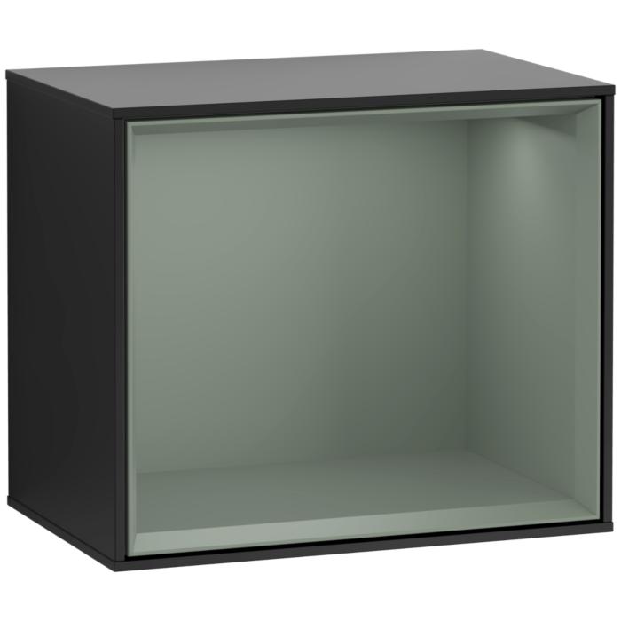 Villeroy Und Boch Finion Regalmodul G580GMPD 41,8X35,6X27Cm, Emotion, Regal Olive Matt, Black Matt Lacquer