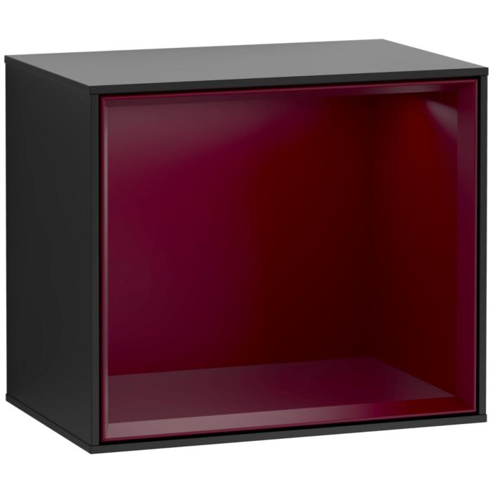 Villeroy Und Boch Finion Regalmodul G580HBPD 41,8X35,6X27Cm, Emotion, Regal Peony Matt, Black Matt Lacquer