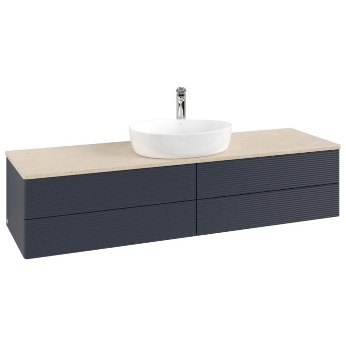 Villeroy & Boch Antao Waschtischunterschrank 1600X360X500Mm K25153HG Mit Struktur Fk/Ap: HG/3