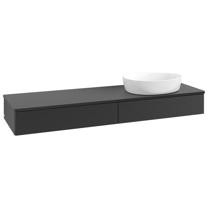 Villeroy & Boch Antao Waschtischunterschrank 1600X190X500Mm L16150PD Mit Beleuchtung Mit Struktur Fk/Ap: PD/0