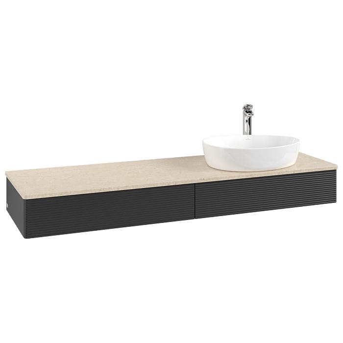 Villeroy & Boch Antao Waschtischunterschrank 1600X190X500Mm L16153PD Mit Beleuchtung Mit Struktur Fk/Ap: PD/3