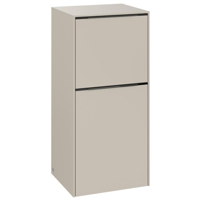 Villeroy Und Boch Subway 3.0 Seitenschrank C59402VN 40X86X36,2Cm, Schanier Links/Griff Monochrom, Cashmere Grey