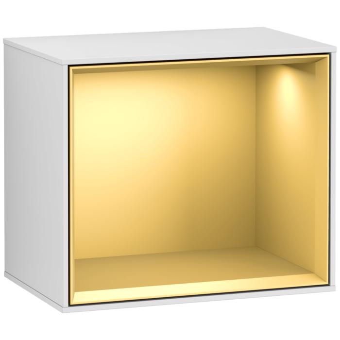 Villeroy Und Boch Finion Regalmodul G580HFMT 41,8X35,6X27Cm, Emotion, Regal Gold Matt, White Matt Lacquer