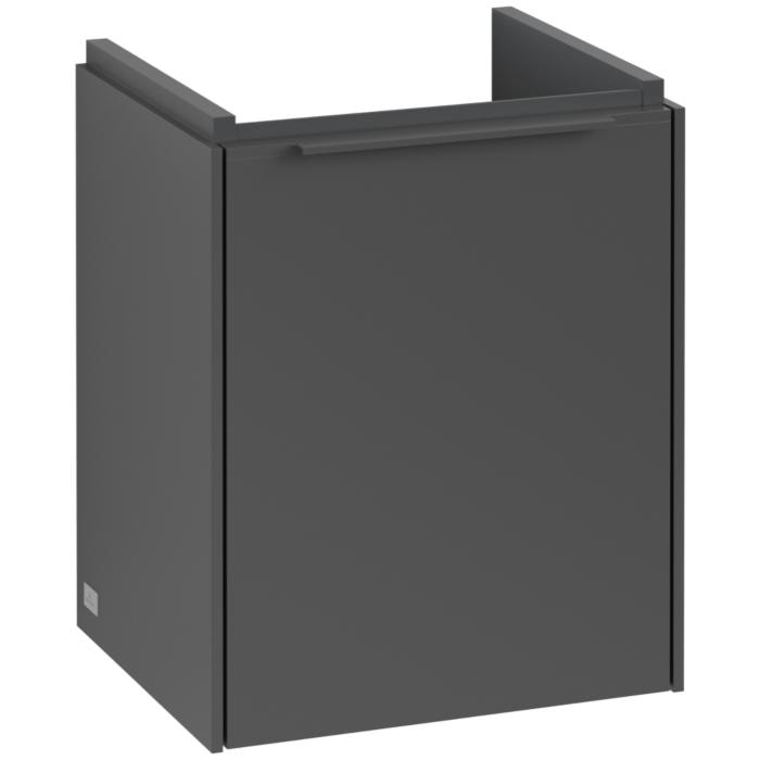 Villeroy Und Boch Subway 3.0 Waschtisch-Unterschrank C58402VR 35,1X42,9X30,9Cm, Schanier Rechts/Griff Monochrom, Graphite