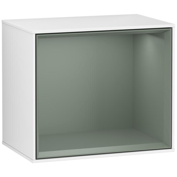 Villeroy Und Boch Finion Regalmodul F580GMGF 41,8X35,6X27Cm, Regal Olive Matt, Glossy White Lacquer