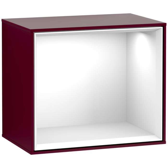 Villeroy Und Boch Finion Regalmodul G580GFHB 41,8X35,6X27Cm, Emotion, Regal Glossy White, Peony Matt