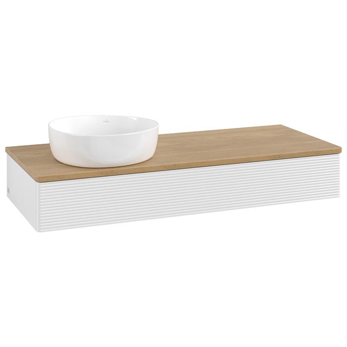 Villeroy & Boch Antao Waschtischunterschrank 1200X190X500Mm L11111GF Mit Beleuchtung Mit Struktur Fk/Ap: GF/1
