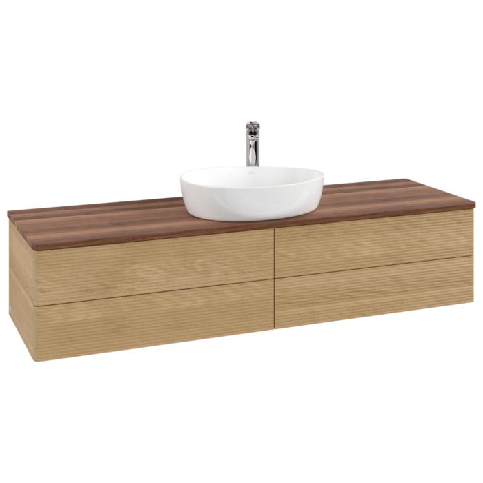 Villeroy & Boch Antao Waschtischunterschrank 1600X360X500Mm K25152HN Mit Struktur Fk/Ap: HN/2