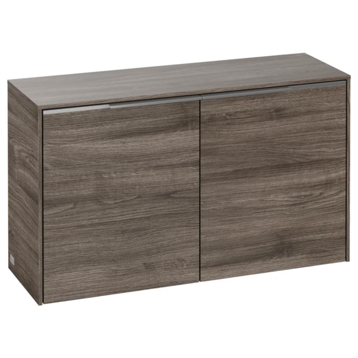 Villeroy und Boch Subway 3.0 Sideboard C60000RK 80,5x42,3x25,6cm, Griff Aluminium glänzend, stone oak