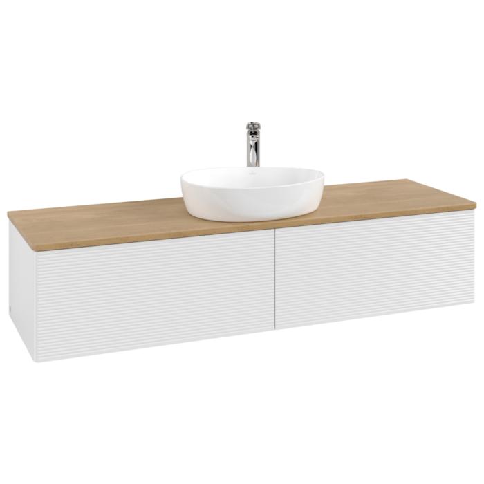 Villeroy & Boch Antao Waschtischunterschrank 1600X360X500Mm K36151GF Mit Struktur Fk/Ap: GF/1