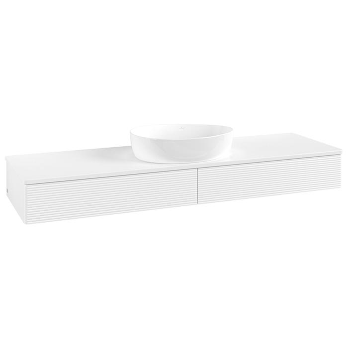 Villeroy & Boch Antao Waschtischunterschrank 1600X190X500Mm L14110MT Mit Beleuchtung Mit Struktur Fk/Ap: MT/0