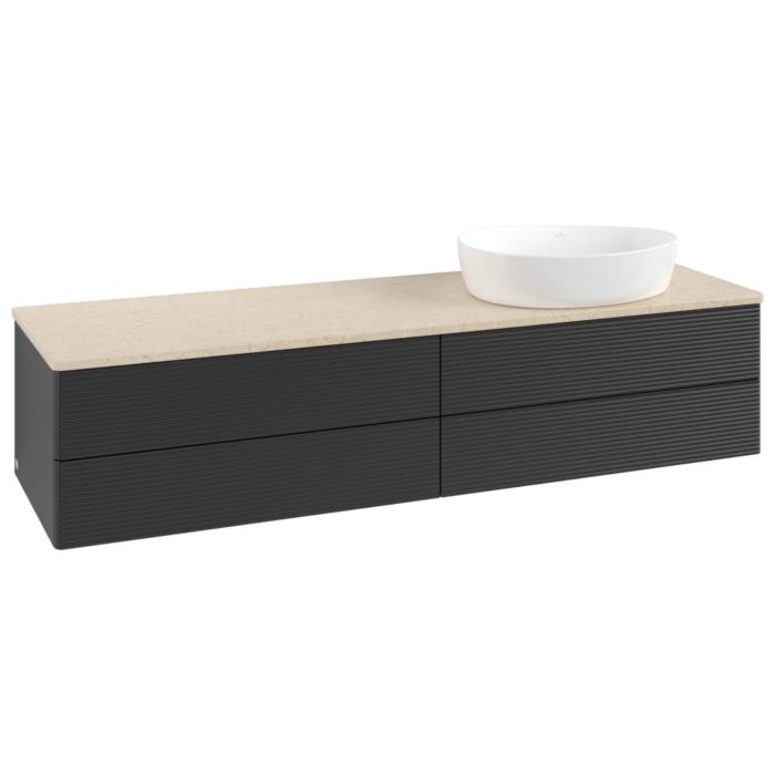 Villeroy & Boch Antao Waschtischunterschrank 1600X360X500Mm L27113PD Mit Beleuchtung Mit Struktur Fk/Ap: PD/3