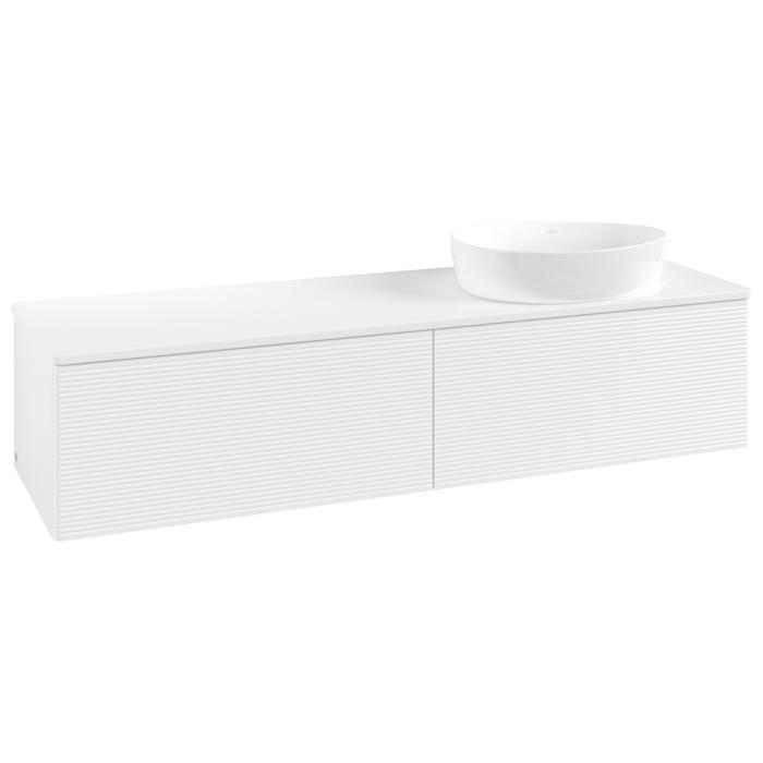 Villeroy & Boch Antao Waschtischunterschrank 1600X360X500Mm L38150MT Mit Beleuchtung Mit Struktur Fk/Ap: MT/0