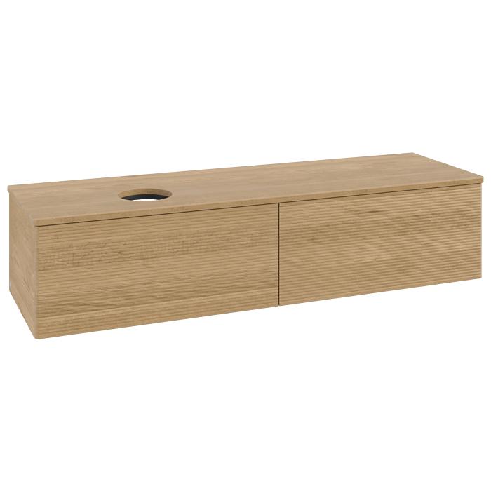 Villeroy & Boch Antao Waschtischunterschrank 1600X360X500Mm L37111HN Mit Beleuchtung Mit Struktur Fk/Ap: HN/1