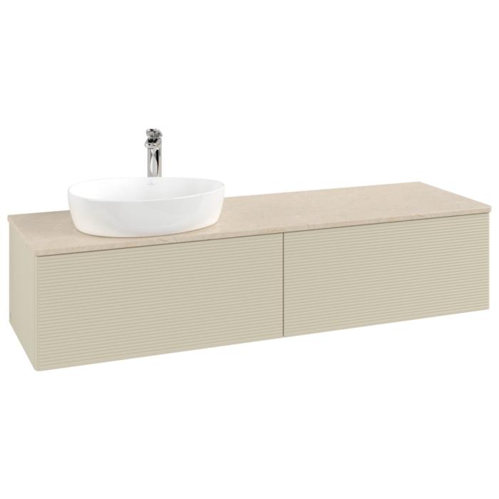 Villeroy & Boch Antao Waschtischunterschrank 1600X360X500Mm L37153HJ Mit Beleuchtung Mit Struktur Fk/Ap: HJ/3