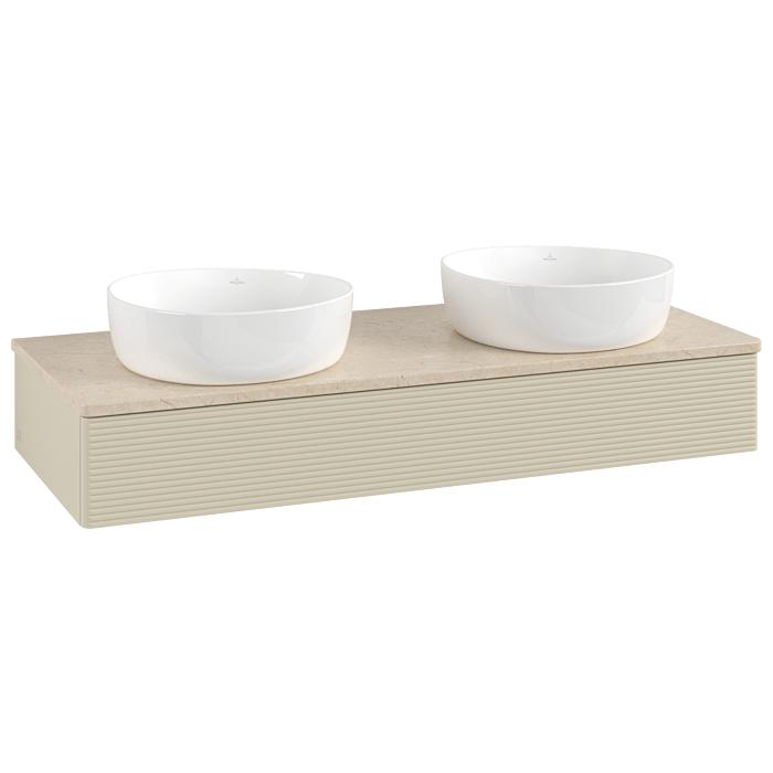 Villeroy & Boch Antao Waschtischunterschrank 1200X190X500Mm K13113HJ Mit Struktur Fk/Ap: HJ/3