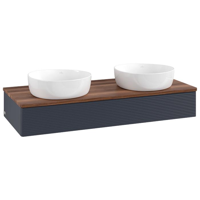 Villeroy & Boch Antao Waschtischunterschrank 1200X190X500Mm K13112HG Mit Struktur Fk/Ap: HG/2