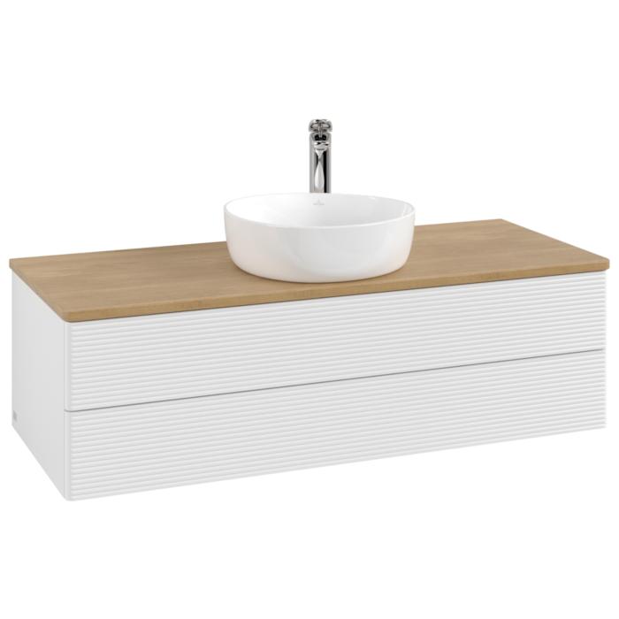 Villeroy & Boch Antao Waschtischunterschrank 1200X360X500Mm L21151GF Mit Beleuchtung Mit Struktur Fk/Ap: GF/1