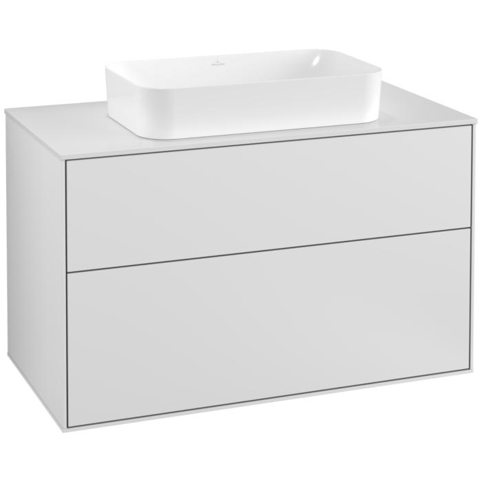 Villeroy Und Boch Finion Waschtischunterschrank G23100MT 100X60,3Cm, Emotion, Abdeckplatte White Matt, White Matt Lacquer
