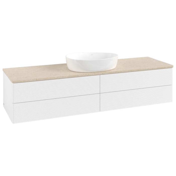 Villeroy & Boch Antao Waschtischunterschrank 1600X360X500Mm K25113MT Mit Struktur Fk/Ap: MT/3