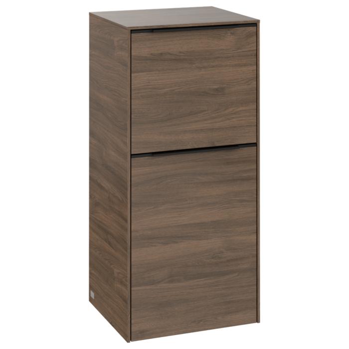 Villeroy Und Boch Subway 3.0 Seitenschrank C59401VH 40X86X36,2Cm, Schanier Links/Griff Volcano Black, Arizona Oak